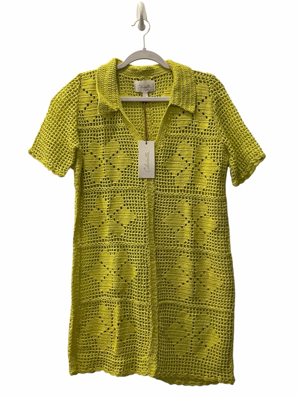 Cleobella Crochet Short-Sleeve Mini Dress - Picture 2 of 5